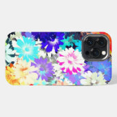 Wunderschöne farbige Blumen iPhone Hülle (Rückseite (Horizontal))