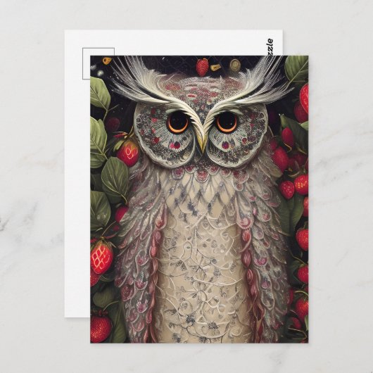 Wunderschöne, faszinierende Winter Frühlingsschale Postkarte (Vorne/Hinten)