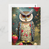 Wunderschöne, faszinierende Winter Frühlingsschale Postkarte (Vorne/Hinten)