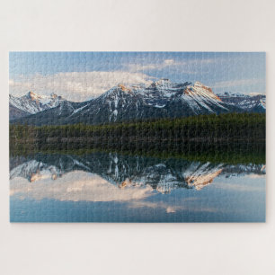 Wunderschöne Felswand Reflektionen Landschaft Puzzle