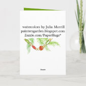 Wunderschöne Ferienkarte Feiertagskarte (Rückseite)