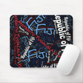 Wunderschöne Fidschi-Flaggenfarben Patriotik Mousepad (Mit Mouse)