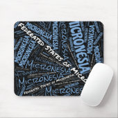 Wunderschöne Flag-Farben aus Mikronesien Patriotic Mousepad (Mit Mouse)