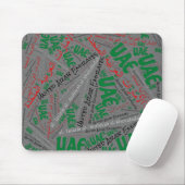 Wunderschöne Flaggenfarben der Vereinigten Arabisc Mousepad (Mit Mouse)