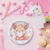 Wunderschöne Forest Fox Babydusche Pappteller (Party)