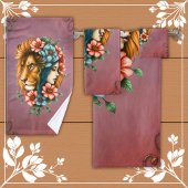 Wunderschöne Frau, deren langes, fließendes Haar Badhandtuch Set