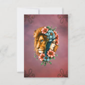 Wunderschöne Frau, deren langes, fließendes Haar Dankeskarte (Rückseite)