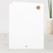 wunderschöne Frauen mit gemalteten Bildern Grußkar Karte (Rückseite)