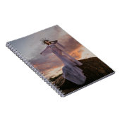 wunderschöne Frauen stehend auf Stein Spiralnotenb Notizblock (Rechte Seite)