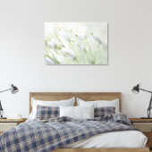 Wunderschöne Frühlingsweiße Blume Leinwanddruck (Insitu (Schlafzimmer))
