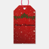 Wunderschöne Funkelnd Weihnachten Geschenkanhänger (Vorderseite)