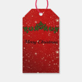 Wunderschöne Funkelnd Weihnachten Geschenkanhänger (Rückseite)