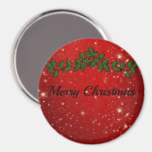 Wunderschöne Funkelnd Weihnachten Magnet (Vorderseite/Rückseite)