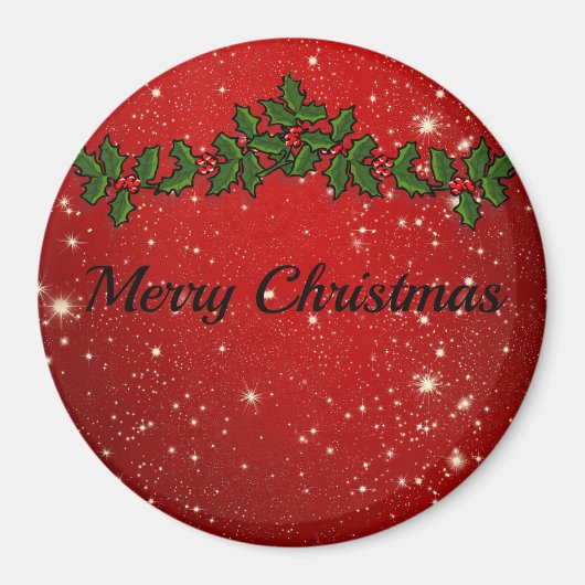 Wunderschöne Funkelnd Weihnachten Magnet (Vorne)