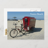 Wunderschöne Funky Venice Beach Postcard! Postkarte (Vorne/Hinten)