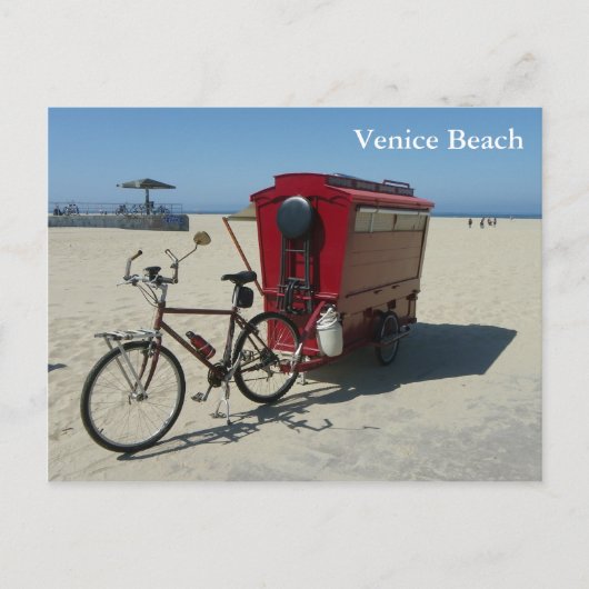 Wunderschöne Funky Venice Beach Postcard! Postkarte (Vorderseite)