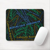 Wunderschöne Gabon Flag Farben Patriotic Mousepad (Mit Mouse)