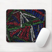 Wunderschöne Gambia Flag Farben Patriotic Mousepad (Mit Mouse)