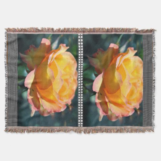 wunderschöne, gelbe Rosenstöcke. Blumenkunst aus F Decke (Vorderseite)