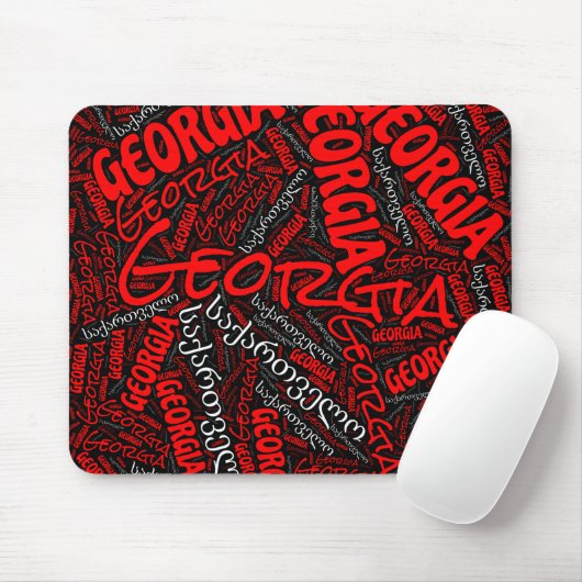 Wunderschöne georgische Flaggenfarben Patriotic Mousepad (Mit Mouse)