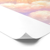 Wunderschöne glückliche Sonne Pastell  Poster (Ecke)