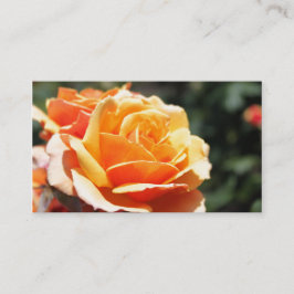 Wunderschöne goldgelbe Rosenrose Blume beruflich Visitenkarte