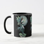 Wunderschöne Grüne Mond Fee Kaffeetasse (Links)