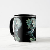 Wunderschöne Grüne Mond Fee Kaffeetasse (Vorderseite Links)