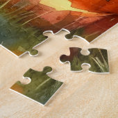 Wunderschöne Halloween Landschaft Wasserfarbe Puzzle (Seite)