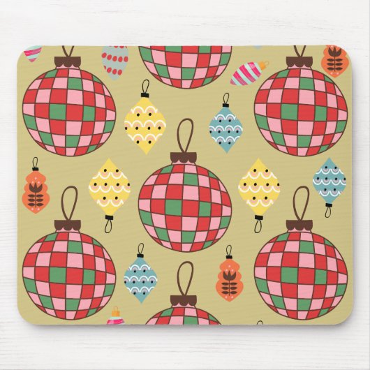 Wunderschöne handgezeichnete Ornamente Wasserfarbe Mousepad (Vorne)