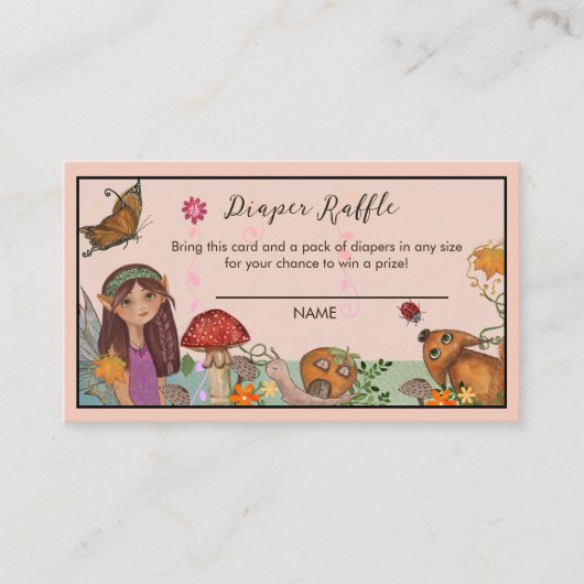 Wunderschöne Herbstduschendusche Begleitkarte (Vorderseite)