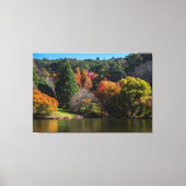 Wunderschöne Herbstfarben und -reflektionen Leinwanddruck (Vorderseite)