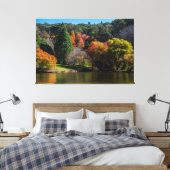 Wunderschöne Herbstfarben und -reflektionen Leinwanddruck (Insitu (Schlafzimmer))