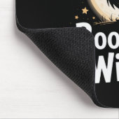 Wunderschöne Hexenmond-Silhouette Halloween 1 Mousepad (Ecke)