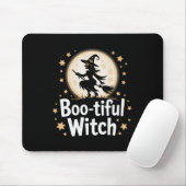 Wunderschöne Hexenmond-Silhouette Halloween 1 Mousepad (Mit Mouse)