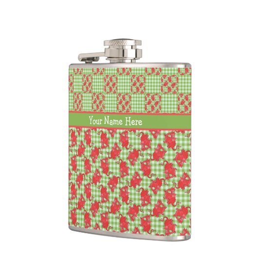 Wunderschöne Hip-Flasche für die Personalisierung: Flachmann (Links)