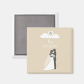 Wunderschöne Hochzeit Magnet (Vorderseite/Rückseite)