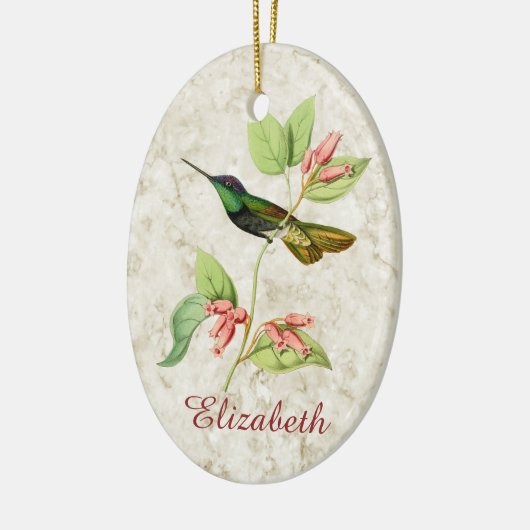 Wunderschöne Hummingbird-Ornament Keramikornament (Links)