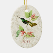 Wunderschöne Hummingbird-Ornament Keramikornament (Hinten)