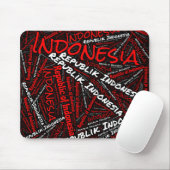 Wunderschöne indonesische Flaggenfarben Patriotic Mousepad (Mit Mouse)