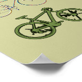 wunderschöne, inspirierte Biketour Poster (Ecke)