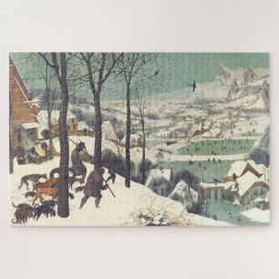Wunderschöne "Jäger im Schnee" Pieter Bruegel 1565 Puzzle