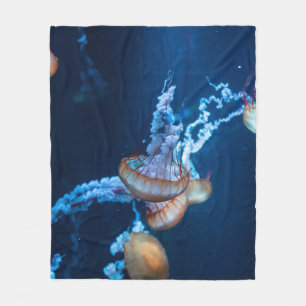 Wunderschöne Jellyfish Fleecedecke