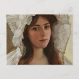 Wunderschöne junge Dame von Albert Lynch, Vintage  Postkarte