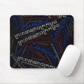 Wunderschöne Kambodscha Flaggenfarben Patriotik Mousepad (Mit Mouse)