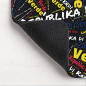 Wunderschöne kap-verdische Flaggenfarben Patriotik Mousepad (Ecke)