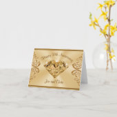 Wunderschöne Karten zum 50. Jubiläum mit IHREM TEX (Gelbe Blume)