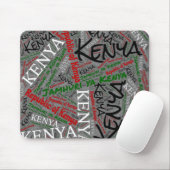 Wunderschöne Kenya Flag Farben Patriotic Mousepad (Mit Mouse)