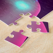 Wunderschöne KI-Kunst Hübsche eisige Glasähnliche Puzzle (Seite)