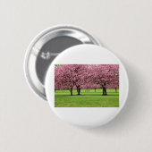 WUNDERSCHÖNE KIRSCHBLÜTEN BUTTON (Vorne & Hinten)
